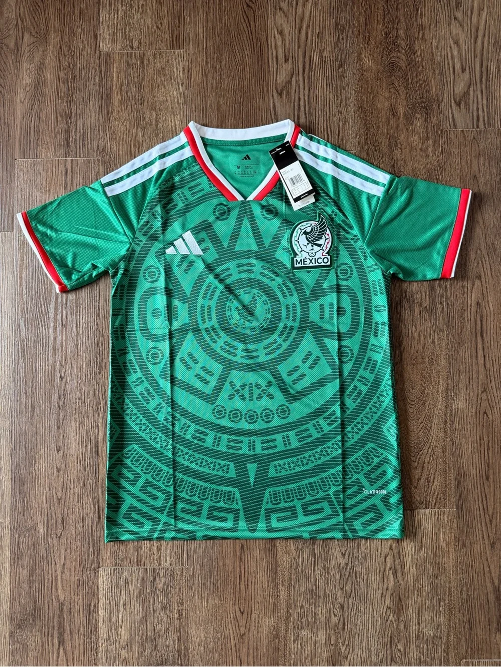 Adidas Men’s Mexico World Cup 2026 Green Soccer Jersey, Size Medium